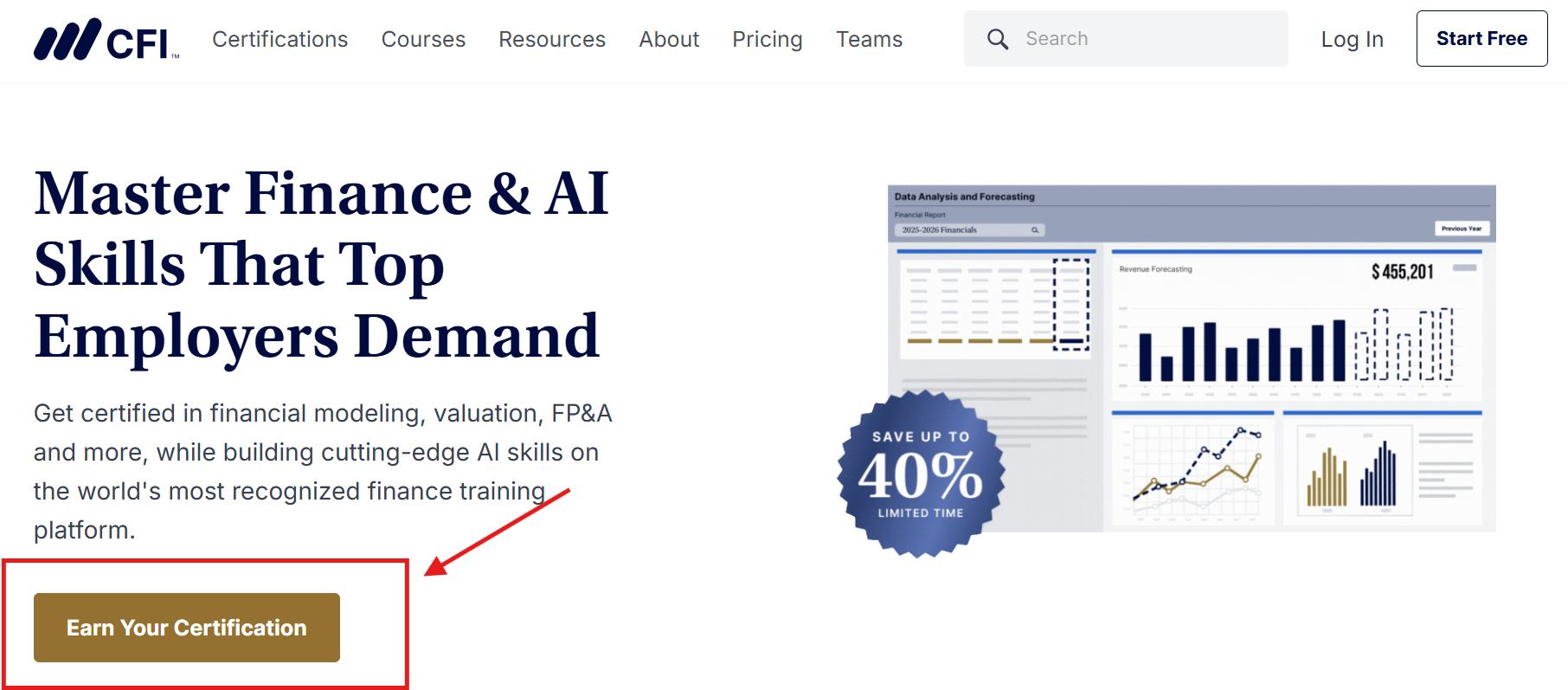 CFI earn your certification